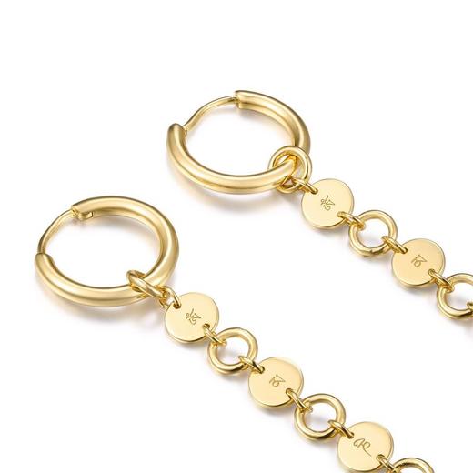 真言系列 六字真言银镀金耳坠 醍醐xZEEMOU ZENG原创设计 商品图4