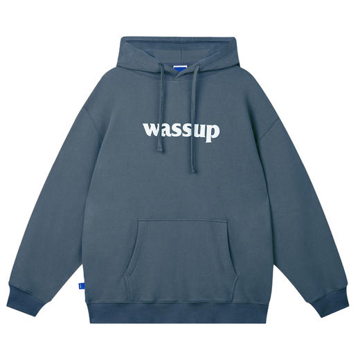 Wassup基础LOGO发泡印花连帽卫衣 商品图8