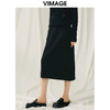 VIMAGE纬漫纪冬季新款时尚包臀保暖过膝针织半身裙V1801420 商品缩略图2