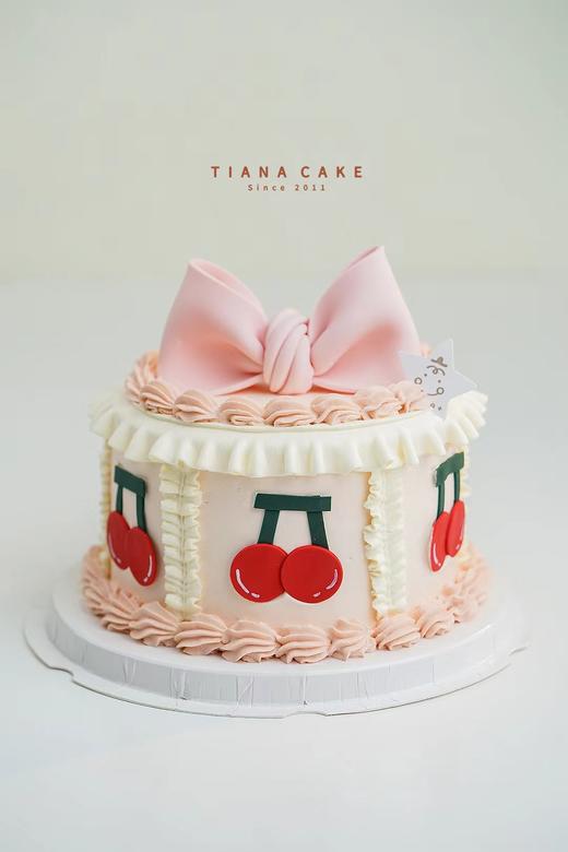 【翻糖款】樱桃蝴蝶结 商品图0