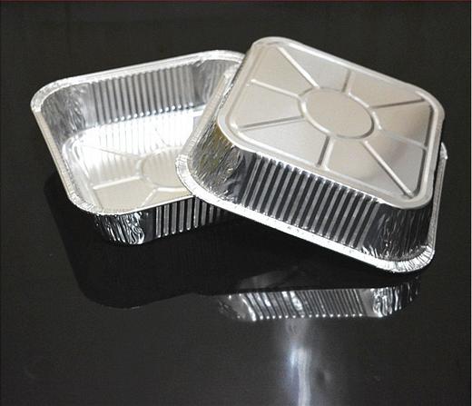 【10个】锡纸盘圆形/正方形    空气炸锅专用锡纸盘 食物家用烧烤托盘一次性烘焙耐高温铝箔盘 商品图3
