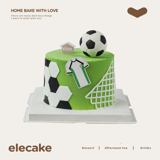赛场足球蛋糕 商品图0