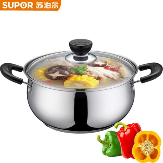苏泊尔 爱家必备三件套 煎锅汤锅炒锅 T1405T 商品图3