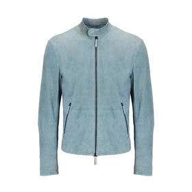 Emporio Armani 阿玛尼 男士真皮反绒羊皮皮衣夹克外套 98899