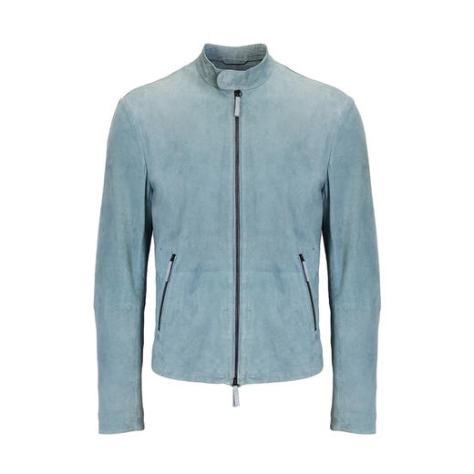 Emporio Armani 阿玛尼 男士真皮反绒羊皮皮衣夹克外套 98899 商品图0