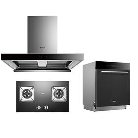 老板（Robam）烟灶洗三件套双腔大吸力油烟机8351+7B022+WB751