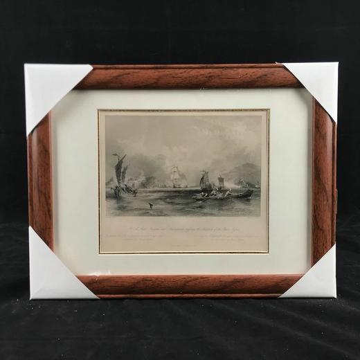 19世纪中华帝国古老风光建筑与社会版画 带装裱 12款可选（I系列） 商品图1