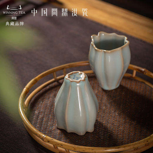 问鼎汝瓷天青辛丑佛手杯 商品图1
