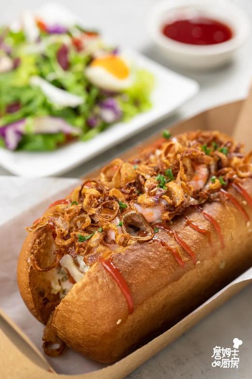 红葱头甜虾热狗 商品图0