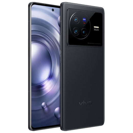 vivo X80 12GB+256GB 至黑 4nm天玑9000旗舰芯片 自研芯片V1+ 蔡司T*光学镜头 双电芯80W闪充 5G 拍照 手机 商品图6
