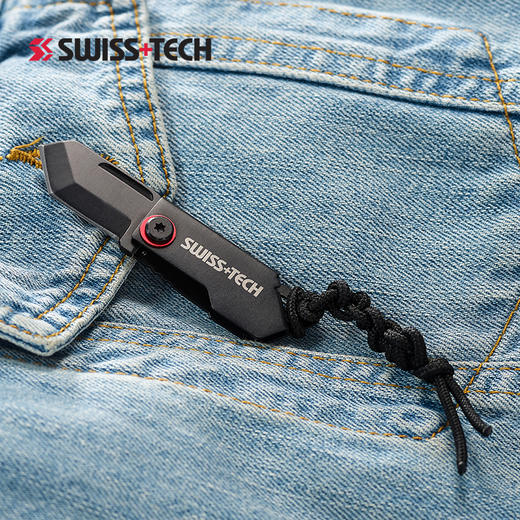 Swiss Tech瑞士科技迷你折叠小刀随身便携拆快递开箱刀送男友工具 商品图5