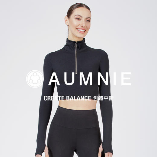 【新品】瑜伽运动半拉链长袖上衣 ATHLETICS HALF ZIPPER TOP 商品图1