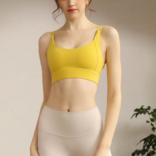 【限时秒】YOGACODE火树银花/高强度防震专业速干瑜伽胸围YCDS190606 商品图1