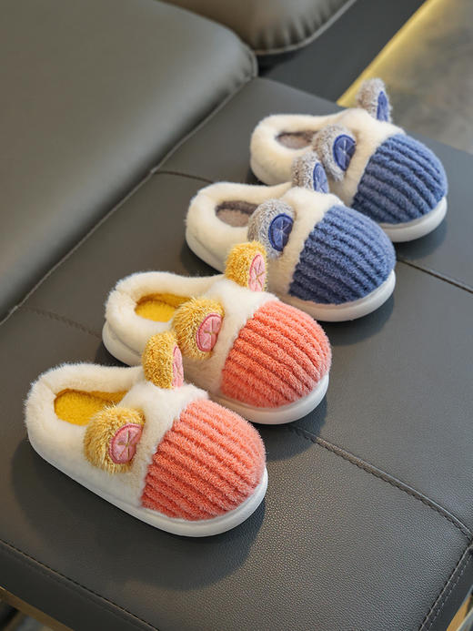 拖鞋冬儿童男女童卡通居家亲子鞋厚底保暖包跟宝宝棉拖鞋 ch25 商品图1