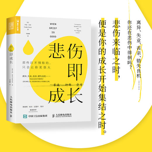 悲伤即成长 那些打不倒你的只会让你更强大 心理学书籍心理健康心灵与修养情绪管理焦虑症抑郁症解压心灵*暖心书籍 商品图1