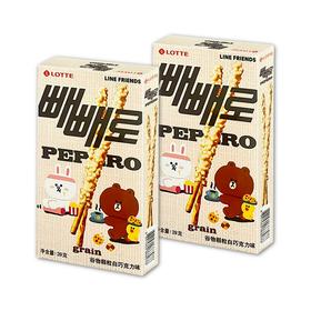 【묶음】롯데 빼빼로 곡물화이트초코39g*2