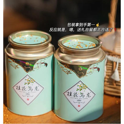 【每日食养】强韵桂花乌龙茶浓香型茶叶360g罐装 商品图3