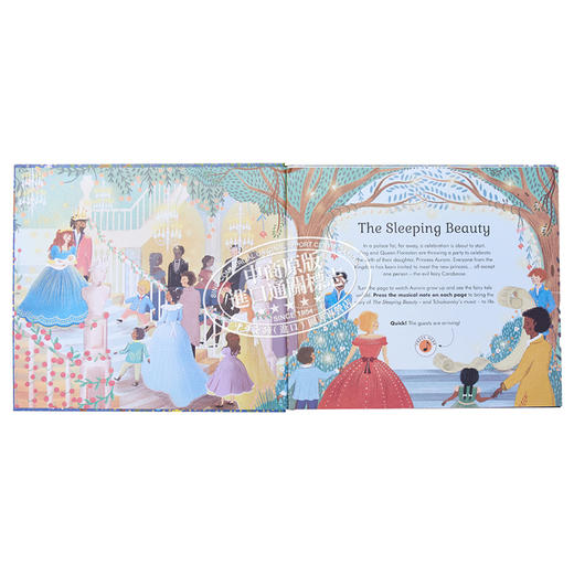 【中商原版】The Story Orchestra Sleeping Beauty Tchaikovsky 故事管弦乐队睡美人 柴可夫斯基 音乐童话 古典乐发声书绘本 商品图5