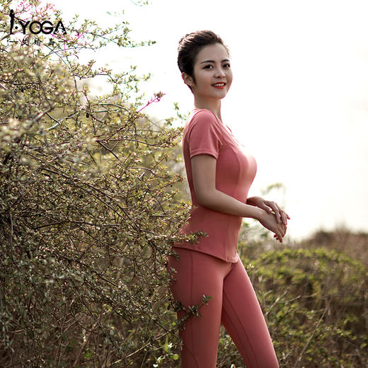 IYOGA瑜伽T恤短袖T036 商品图1