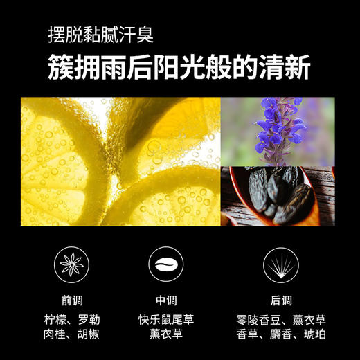 杰威尔男士劲爽冰感沐浴露夏季男生专用沐浴乳沐浴液500g 商品图2