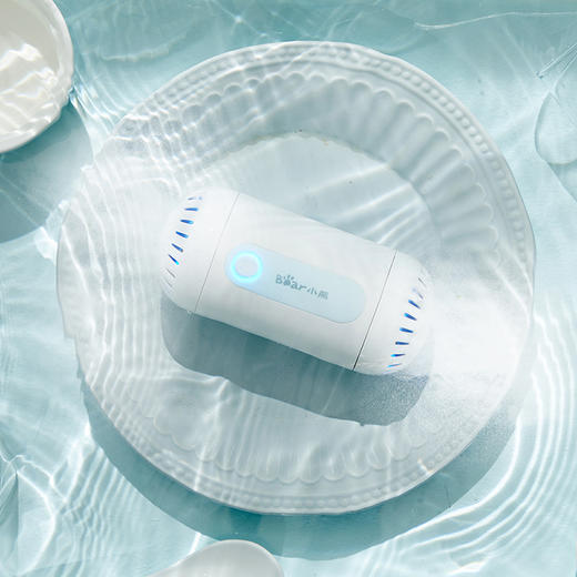 【小程序】小熊果蔬清洗机家用洗菜净化器双核无线洗水果神器 SJQ-B09F5 白色 商品图6