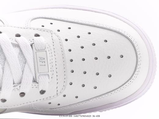 耐克Nike Air Force 1 Low淡葡萄紫空军一号低帮百搭休闲运动板鞋CU3449-100女鞋 商品图7