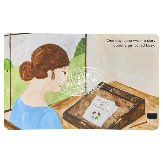 【中商原版】Little People Big Dreams Jane Austen 小人物大理想初阶系列 简奥斯丁 纸板书 儿童绘本 故事图画书 英文原版 商品图6