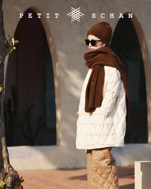 PETIT SCHAN小闪 #42 totoro龙猫 顶ji纯貉绒纱线针织冷帽/大披肩围巾 商品图5