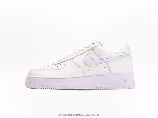 耐克Nike Air Force 1 Low淡葡萄紫空军一号低帮百搭休闲运动板鞋CU3449-100女鞋 商品图0