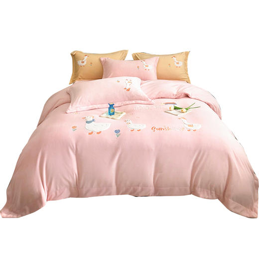 【多样屋专柜】-多样屋元气鸭牛奶绒四件套被子用品被罩 商品图4