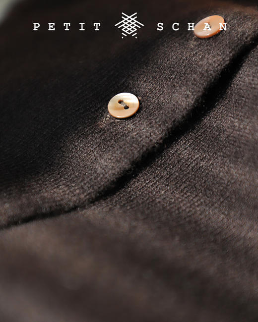 PETIT SCHAN小闪 CLO#145 sense of autumn 秋意浓 秋冬高端针织系列纯山羊绒圆领长袖开衫 商品图13