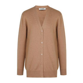 S Max Mara 麦丝玛拉 女士绵羊毛宽松版针织开衫羊毛衫 93410321 MATERA