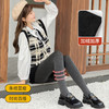 YANECINE 羊脂绒竖条纹保暖裤袜 商品缩略图2
