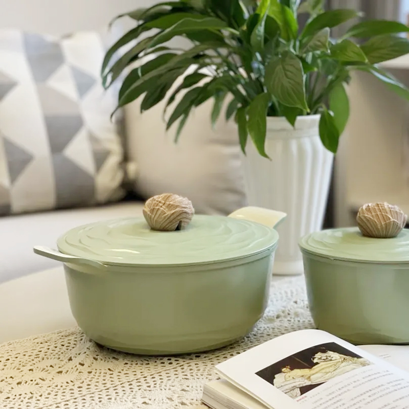 阿米尔 森林之花情绪SPA系列健康环保耐用陶瓷不粘锅具