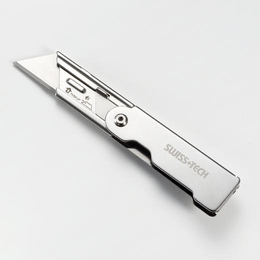 瑞士科技SWISS+TECH 折叠美工刀拆箱快递刀裁纸壁纸刀户外钥匙链 商品图3
