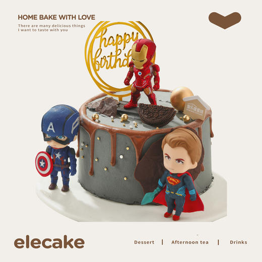 英雄系列滴落蛋糕 商品图0