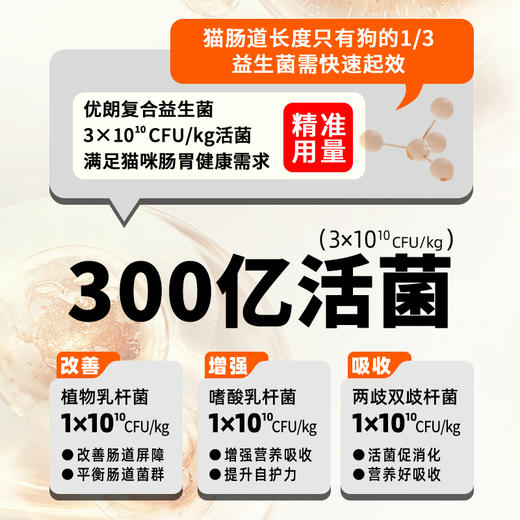 优朗肠胃亲和益生菌鲜肉烘焙冻干猫粮 商品图7
