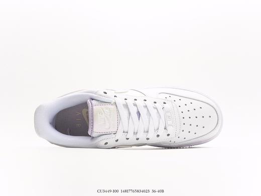 耐克Nike Air Force 1 Low淡葡萄紫空军一号低帮百搭休闲运动板鞋CU3449-100女鞋 商品图2