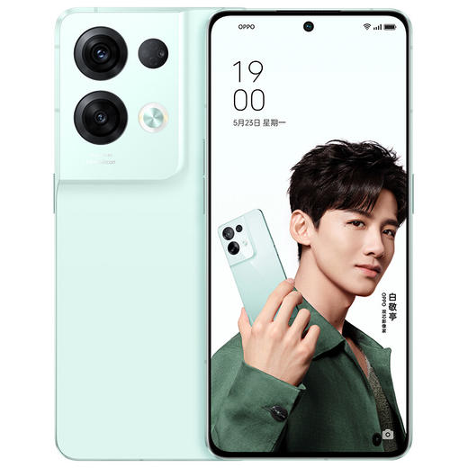 OPPO Reno8 Pro+ 12GB+256GB 逍遥青 天玑8100-MAX 自研影像芯片 5000万索尼旗舰主摄 120Hz超清屏幕 5G手机 商品图4