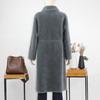 FOCALS福柯斯新款长款纯色羊毛泰迪熊颗粒大衣外套FRG8K805AG 商品缩略图2