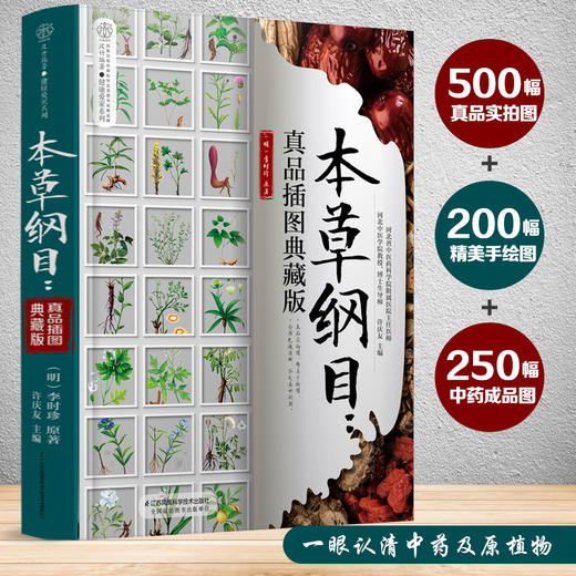 (仓发) 本草纲目：真品插图典藏版/健康爱家系列/江苏凤凰科学技术出版社/[明]李时珍/9787571307080 商品图1