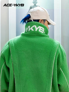 YKYB羊羔毛外套女秋冬时尚百搭套头情侣上衣