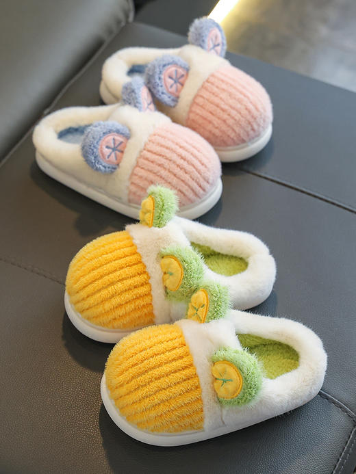 拖鞋冬儿童男女童卡通居家亲子鞋厚底保暖包跟宝宝棉拖鞋 ch25 商品图0