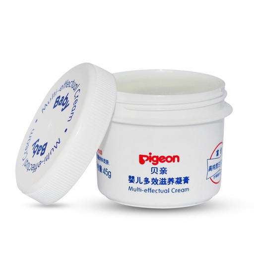 贝亲新生婴儿多效滋养凝膏宝宝防皴面霜45g/盒 IA131 商品图2