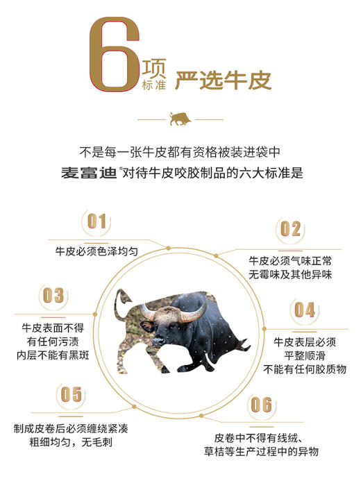 麦富迪狗狗磨牙棒大型犬耐咬大肉骨棒宠物零食金毛磨牙牛骨头咬胶 商品图2