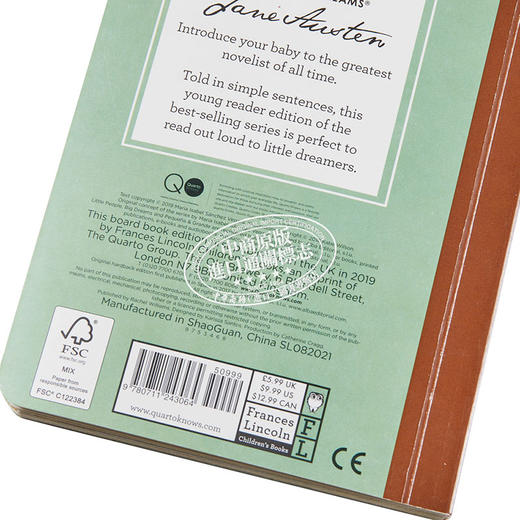【中商原版】Little People Big Dreams Jane Austen 小人物大理想初阶系列 简奥斯丁 纸板书 儿童绘本 故事图画书 英文原版 商品图3