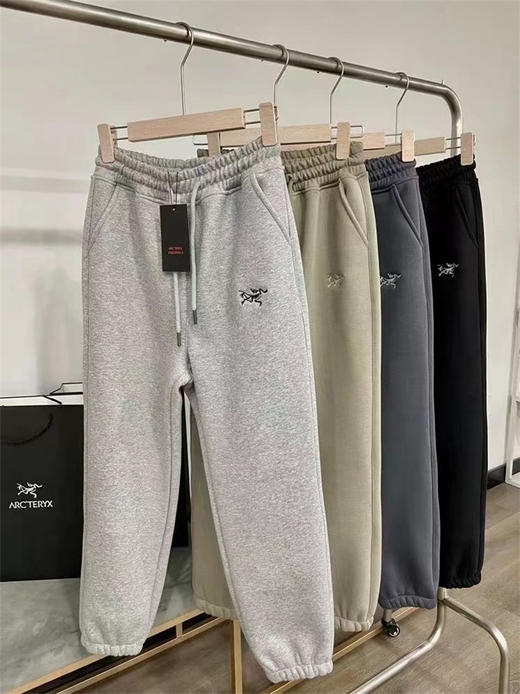 始冬季新款祖鸟家加绒卫裤休闲裤长裤潮牌休闲裤情侣装男女裤子 商品图2