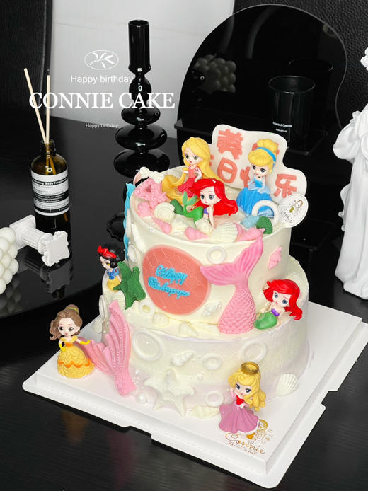 【1215】迪士尼公主鱼尾蛋糕 商品图4