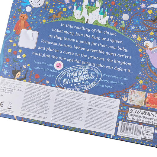 【中商原版】The Story Orchestra Sleeping Beauty Tchaikovsky 故事管弦乐队睡美人 柴可夫斯基 音乐童话 古典乐发声书绘本 商品图3