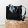 HDPJ6127新款时尚气质休闲撞色单肩斜挎水桶包 商品缩略图3